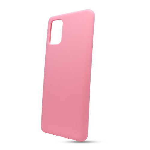 E-shop Puzdro Solid Silicone TPU Samsung Galaxy A41 A415 - svetlo ružové