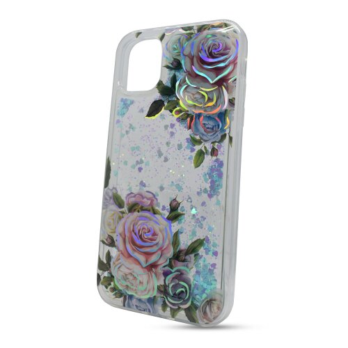 E-shop Puzdro Shimmer Design TPU iPhone 11 (6.1) - kvety