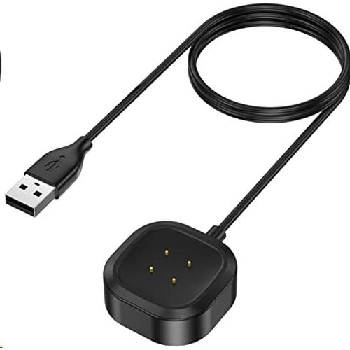 E-shop Nabíjačka Tactical USB pre Fitbit Versa 3/Sense Čierna