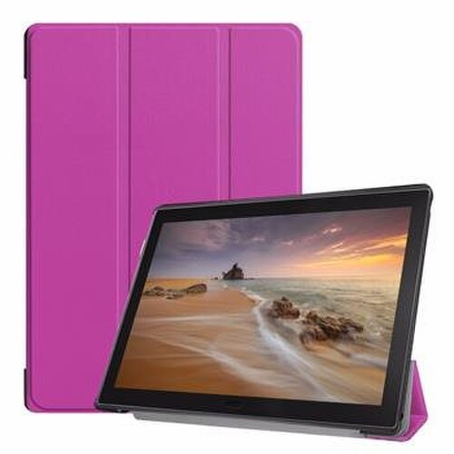 Tactical Book Tri Fold Pouzdro pro Lenovo Tab M10 FHD Plus 10,3 Pink