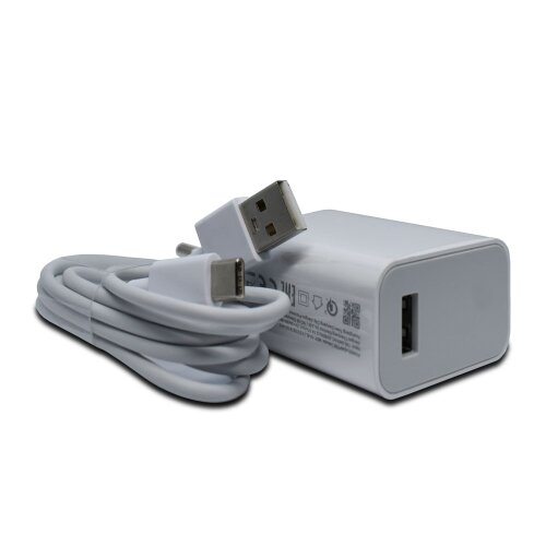 Nabíjačka Xiaomi MDY-10-EL QC 4.0 USB 27W + Kábel USB-C 1m Biela (Bulk)