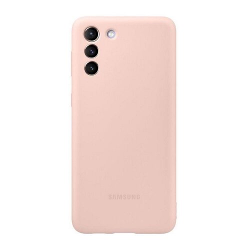 Puzdro Samsung Silikón EF-PG996TPE pre S21+ G996 - ružové