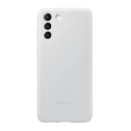 Puzdro Samsung Silikón EF-PG996TJE pre S21+ G996 - šedé