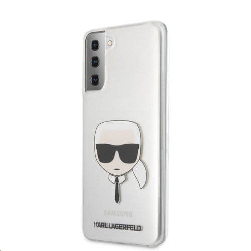 Puzdro Karl Lagerfeld KLHCS21MKTR PC/TPU Head Samsung Galaxy S21 Plus - transparentné