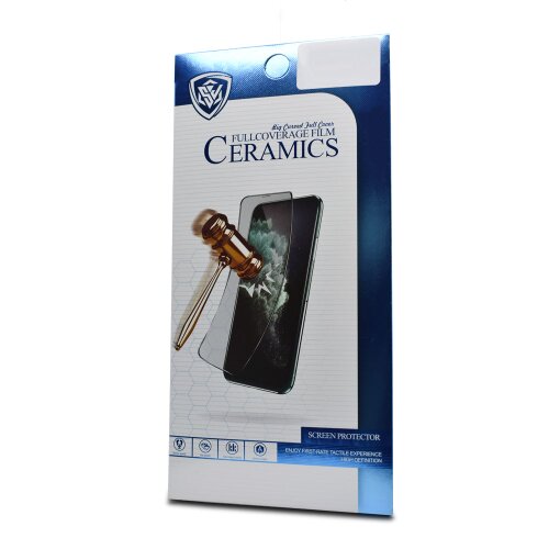 Ochranné sklo 5D Ceramic iPhone 12 Mini celotvárové - čierne
