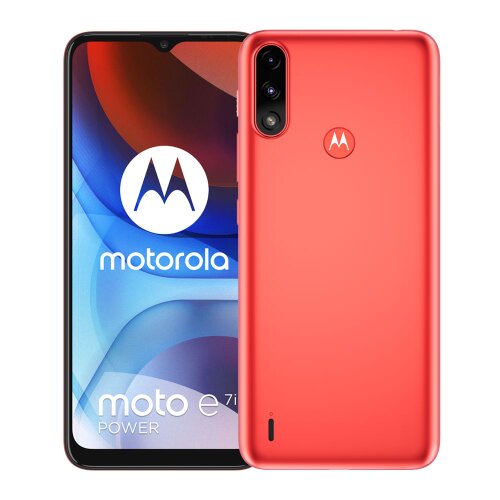 Motorola Moto E7i Power 2GB/32GB Dual SIM, Červená - SK distribúcia