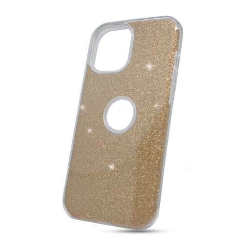 Puzdro Shimmer TPU iPhone 12 Mini - zlaté