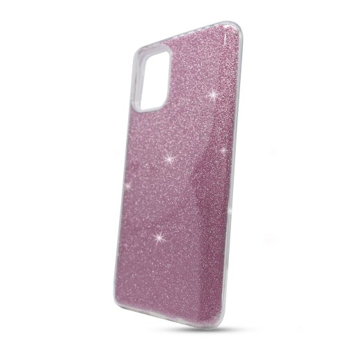 Puzdro Shimmer TPU Samsung Galaxy A71 A715 - ružové