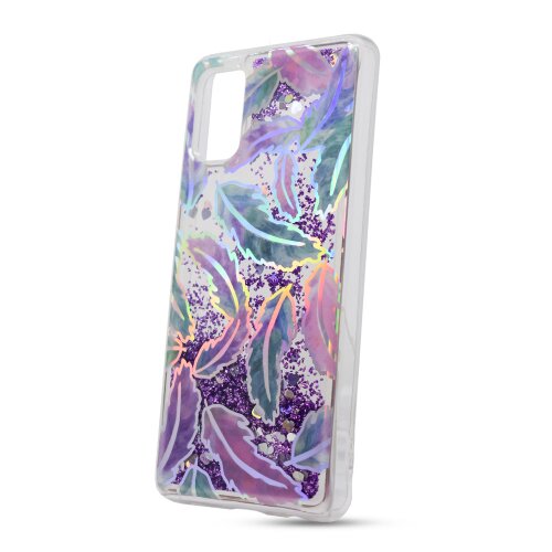 Puzdro Shimmer Design TPU Samsung Galaxy A41 A415 - lístie