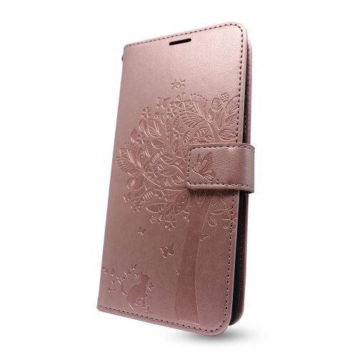 E-shop Puzdro Mezzo Book Samsung Galaxy A32 A325 vzor Strom - zlato ružové