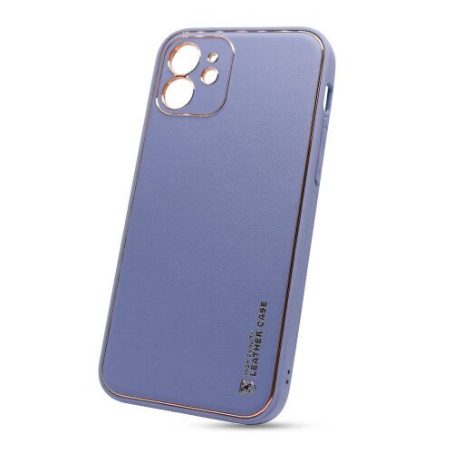Puzdro Leather TPU iPhone 11 (6.1) - modré
