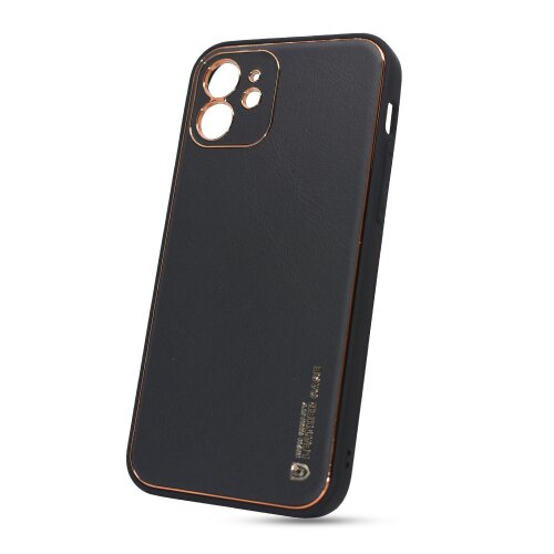 Puzdro Leather TPU iPhone 11 (6.1) - čierne