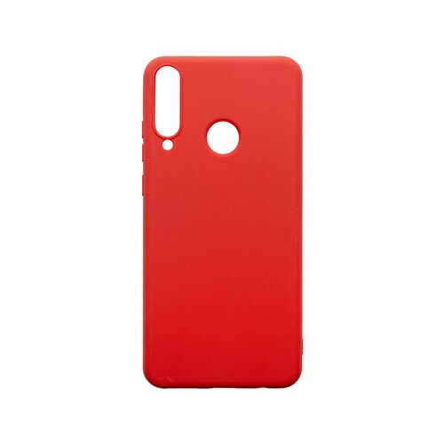 Huawei Y6P červené gumené puzdro, matné