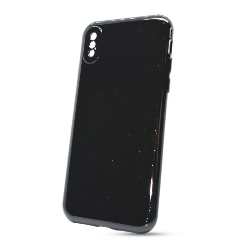 E-shop Puzdro Jelly Shiny TPU iPhone X/Xs - čierne
