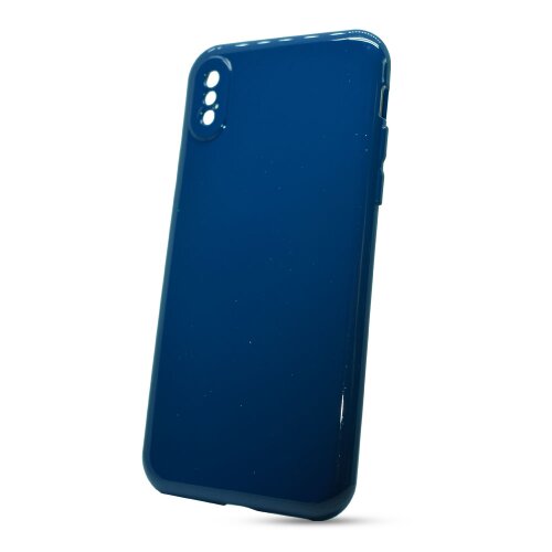 E-shop Puzdro Jelly Shiny TPU iPhone X/Xs - modré
