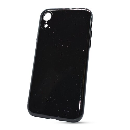 Puzdro Jelly Shiny TPU iPhone XR - čierne