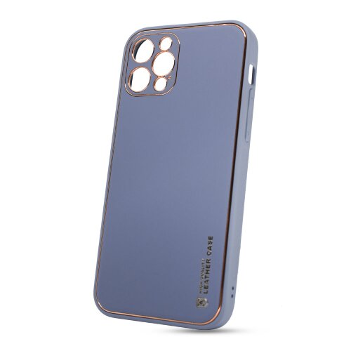 Puzdro Leather TPU iPhone 12 Pro (6.1) - modré