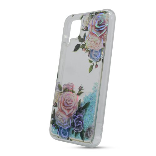 Puzdro Shimmer Design TPU Huawei P40 Lite - kvety