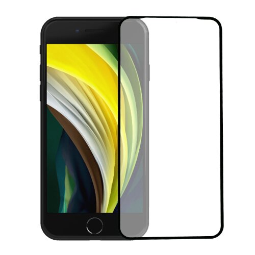 Ochranné sklo 5D Ceramic iPhone 7/8/SE 2020 celotvárové - čierne