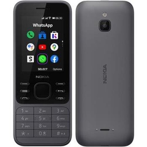 Nokia 6300 4G Dual SIM Šedý - Trieda A