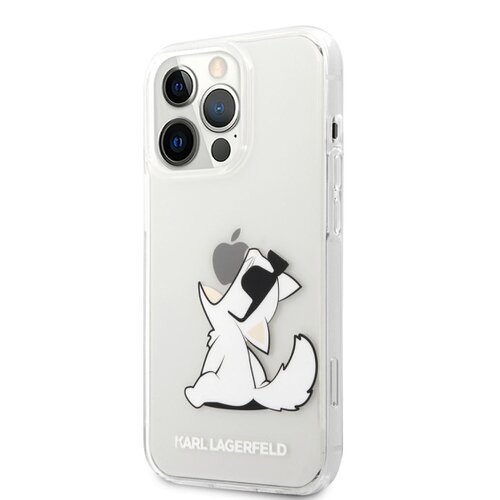 Puzdro Karl Lagerfeld KLHCP13XCFNRC PC/TPU Choupette Eat iPhone 13 Pro Max - - transparentnéné
