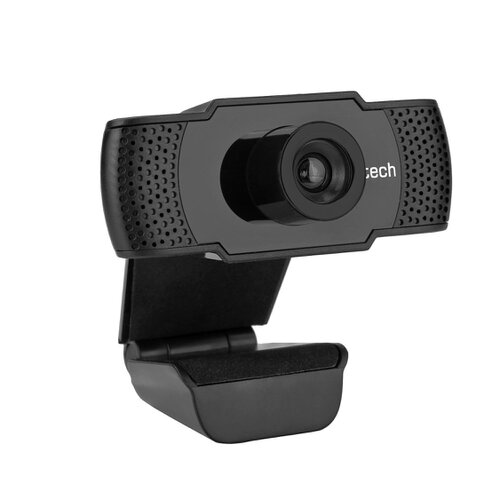 Webkamera C-TECH CAM-07HD, 720P, mikrofón, Čierna