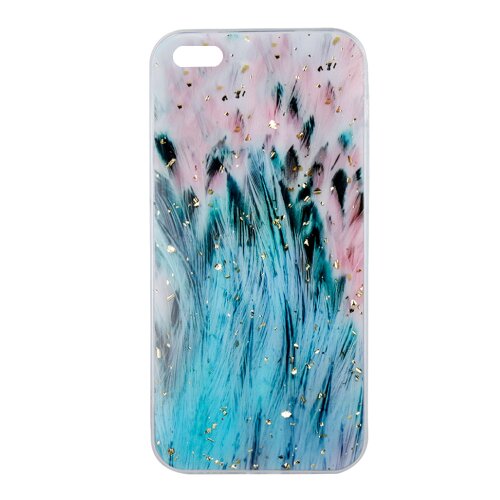 Puzdro Glam TPU for iPhone 6/iPhone 6s - Pávie Perie