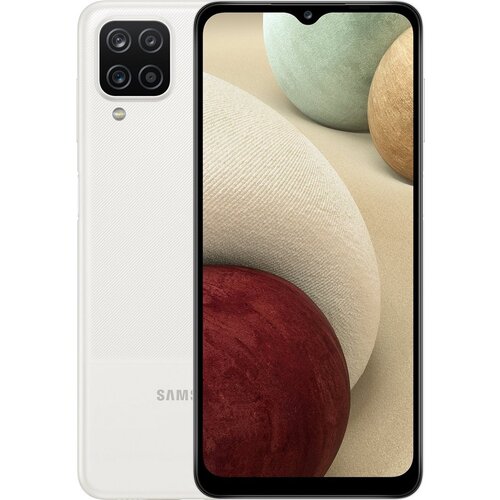 Samsung Galaxy A12 4GB/64GB A127 Dual SIM, Biela - SK distribúcia