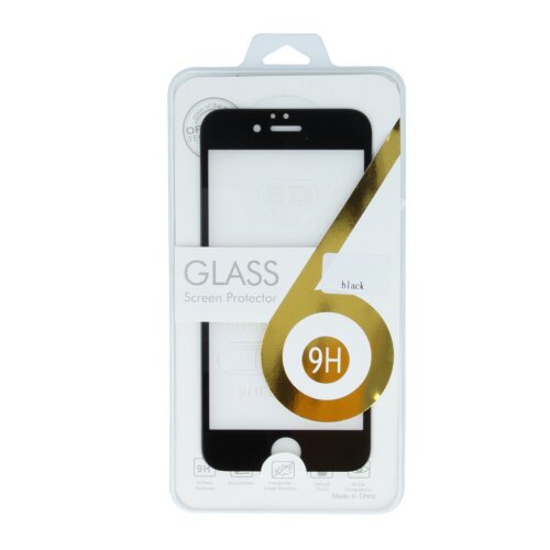 Tempered glass 5D for iPhone 13 Mini 5.4&quot; black frame