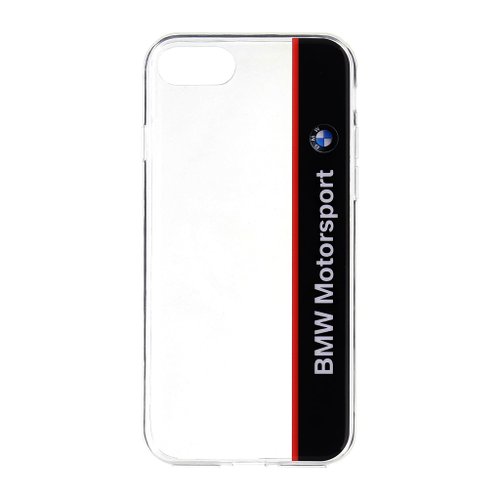 BMHCP7TVNA BMW Motorsport Blue TPU Kryt Transparent pro iPhone 7