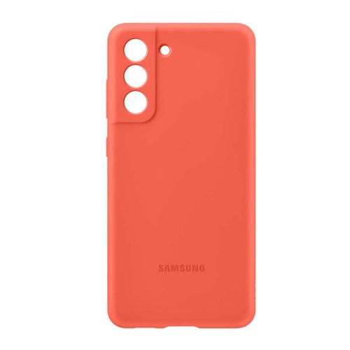 Samsung silikónový zadný kryt pre S21 FE, červený