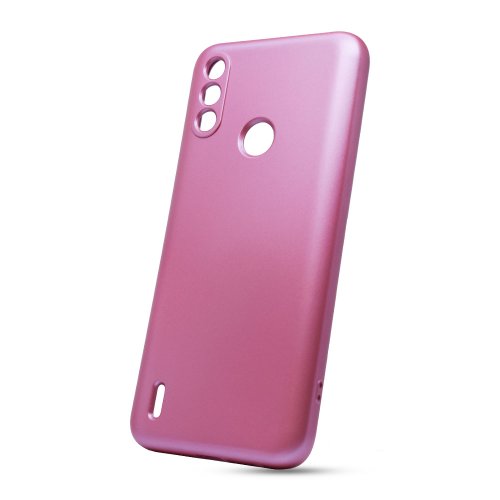 E-shop Puzdro Metallic TPU Motorola Moto E7 Power - Ružové