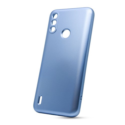 Puzdro Metallic TPU Motorola Moto E7 Power - Svetlo modré