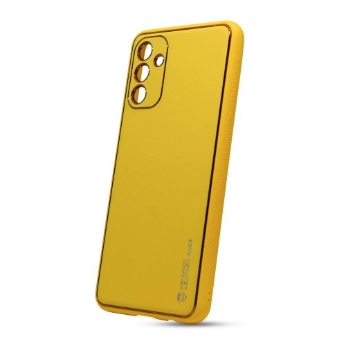 Puzdro Leather TPU Samsung Galaxy A13 5G/A04s - žlté