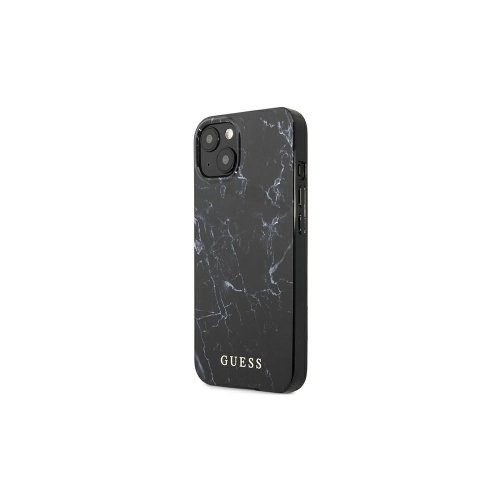 Guess case for iPhone 13 Mini 5,4'' GUHCP13SPCUMABK black hard case Marble