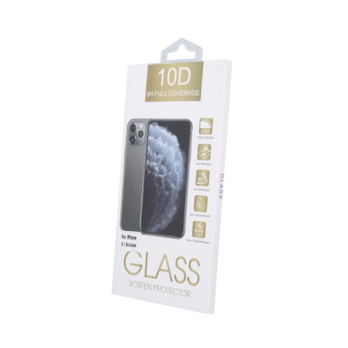 Tempered glass 10D for Huawei P30 Lite / Nova 4E black frame