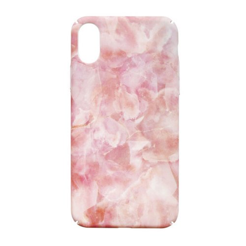 Iphone X/XS ružové mramorové plastové puzdro, Creative