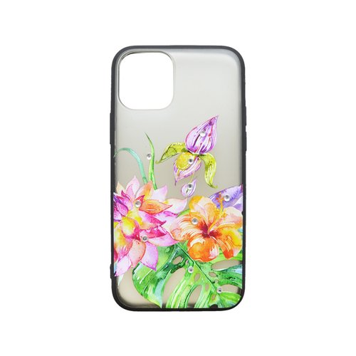 Plastový kryt iPhone 11 Pro kvetinový vzor 2