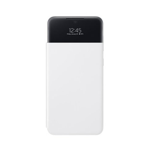 Samsung flipové puzdro s View pre Galaxy A33 5G, biele