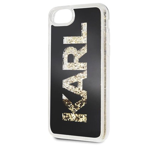 Karl Lagerfeld case for iPhone 7 / 8 / SE 2020 KLHCI8KAGBK black hard case Karl Logo Glitter