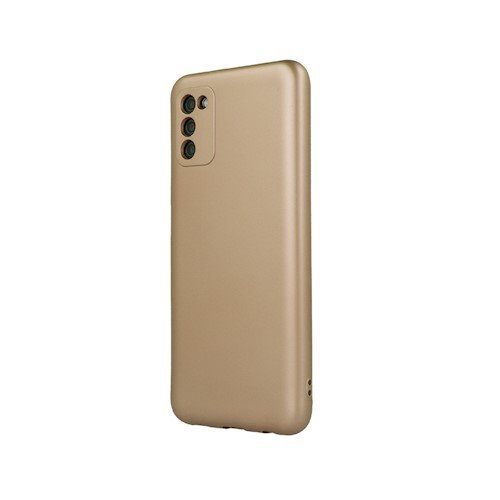 Puzdro Metalic TPU Samsung Galaxy A12 A125 - zlaté