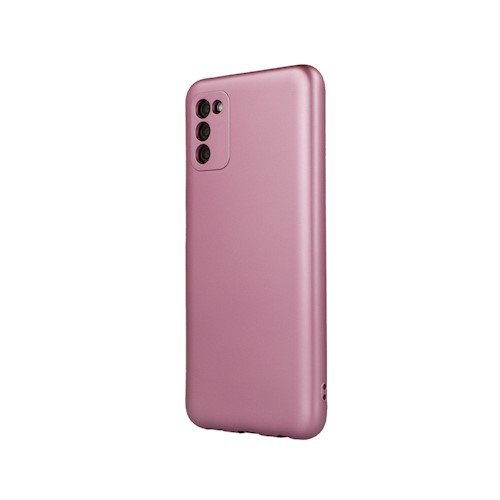 Puzdro Metalic TPU Samsung Galaxy A12 A125 - ružové