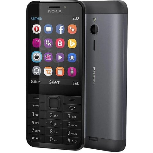 Nokia 230 Dual SIM Tmavo-strieborný - Trieda A