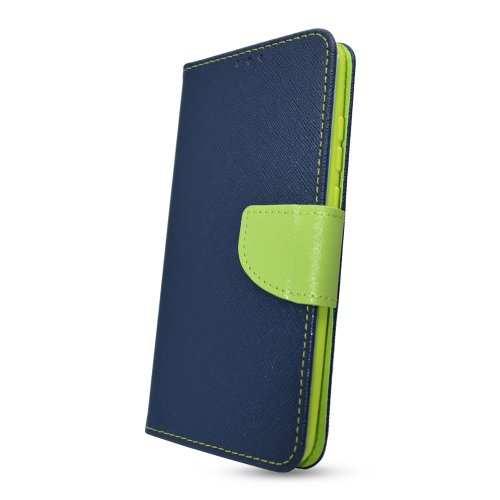 E-shop Puzdro Fancy Book iPhone 13 Mini - modro limetkové