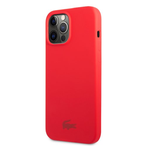 E-shop Lacoste Liquid Silicone Glossy Printing Logo Kryt pro iPhone 13 Pro Red