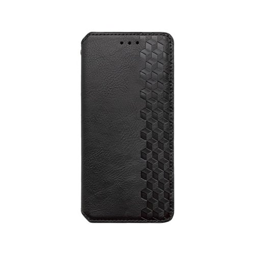 mobilNET knižkové puzdro Samsung Galaxy S22 Ultra, čierna, Pattern