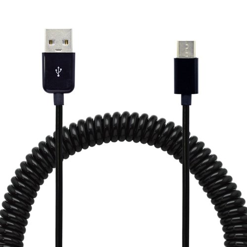 E-shop mobilNET točený kábel USB - TypeC (2A) čierny, (bulk)