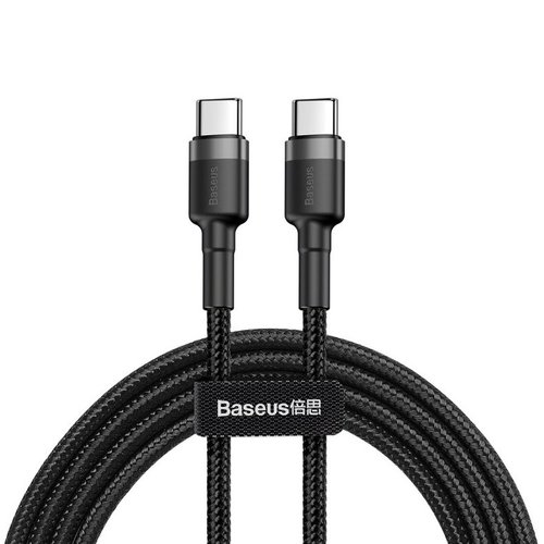 E-shop Baseus CATKLF-GG1 Cafule Kabel USB-C 60W 1m Gray/Black