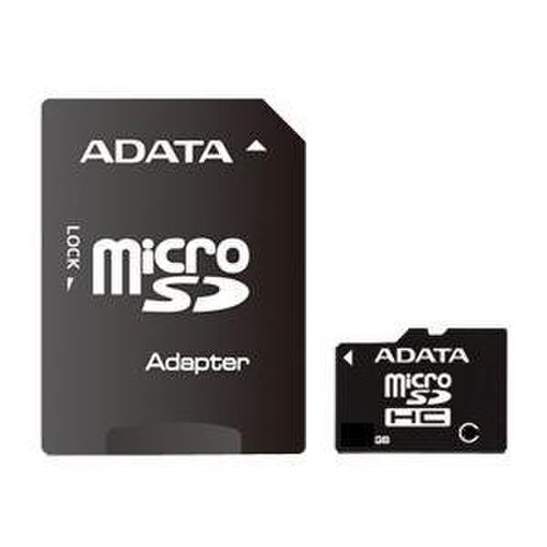 MicroSDHC karta A-DATA 8GB Class 4 + adaptér - porušené balenie