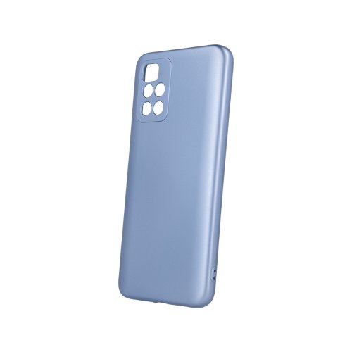 Puzdro Metallic TPU Xiaomi Redmi 10 - svetlo modré
